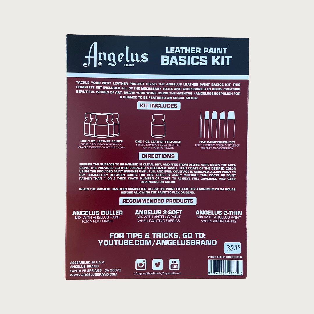 Angelus leather paint starter kit