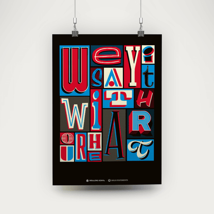 We say it with our heArt - Print