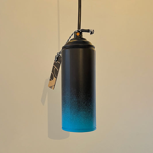 Spray Can Lamp - Black Blue